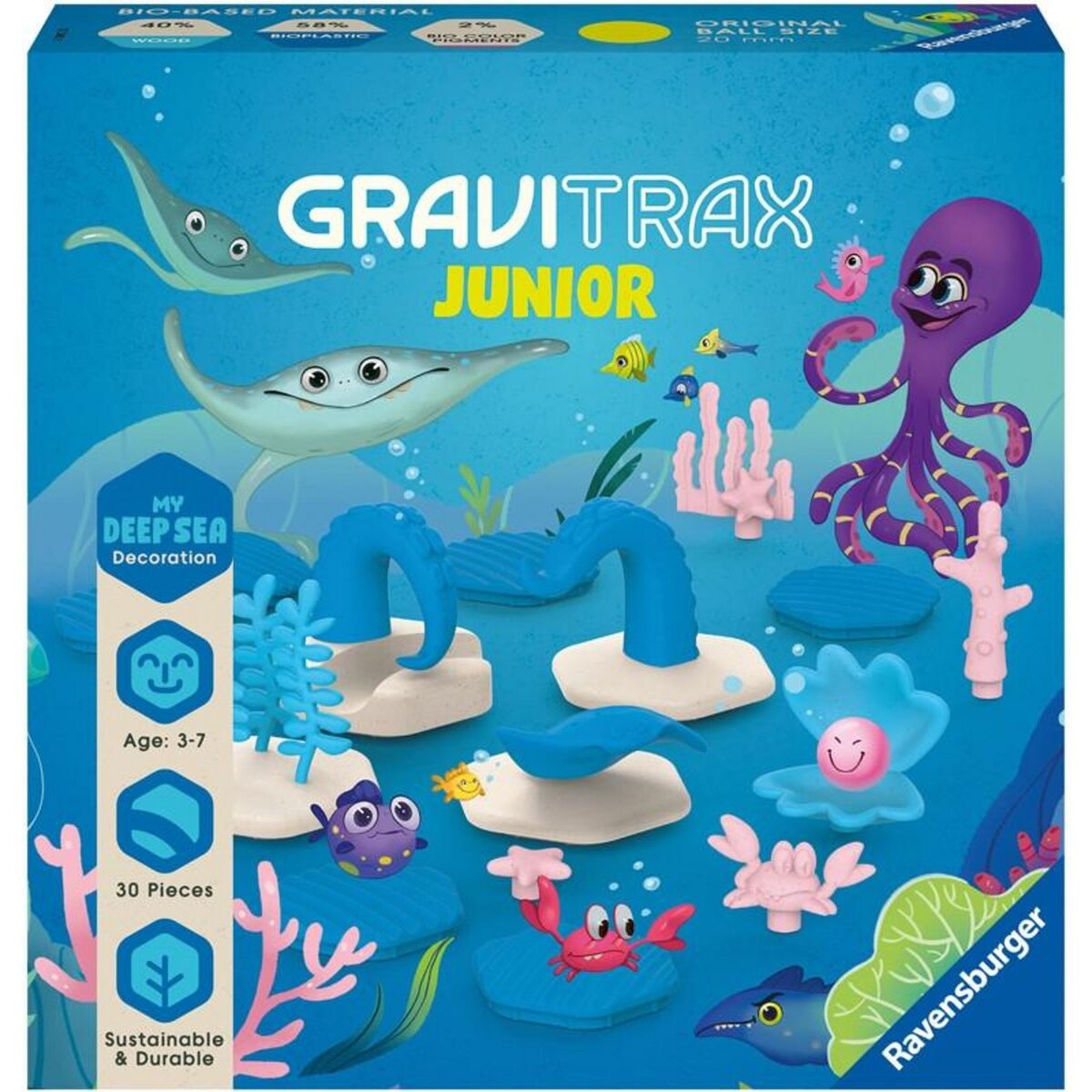 RAVENSBURGER GRAVITRAX JUNIOR SET OCEAN RAVENSBURGER RAR27400