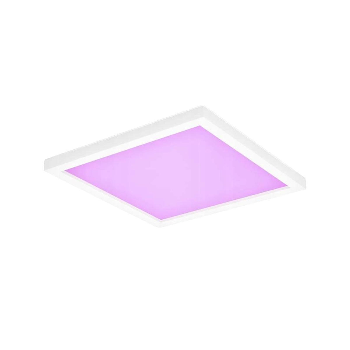 Signo Plafonnier LED intelligent Philips Hue White and Color Ambiance Surimu blanc