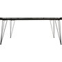 Voir la diapositive 2 : ATMOSPHERA Table basse design métal Mappemonde - L. 110 x H. 52 cm - Noir