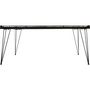 Voir la diapositive 2 : ATMOSPHERA Table basse design métal Mappemonde - L. 110 x H. 52 cm - Noir