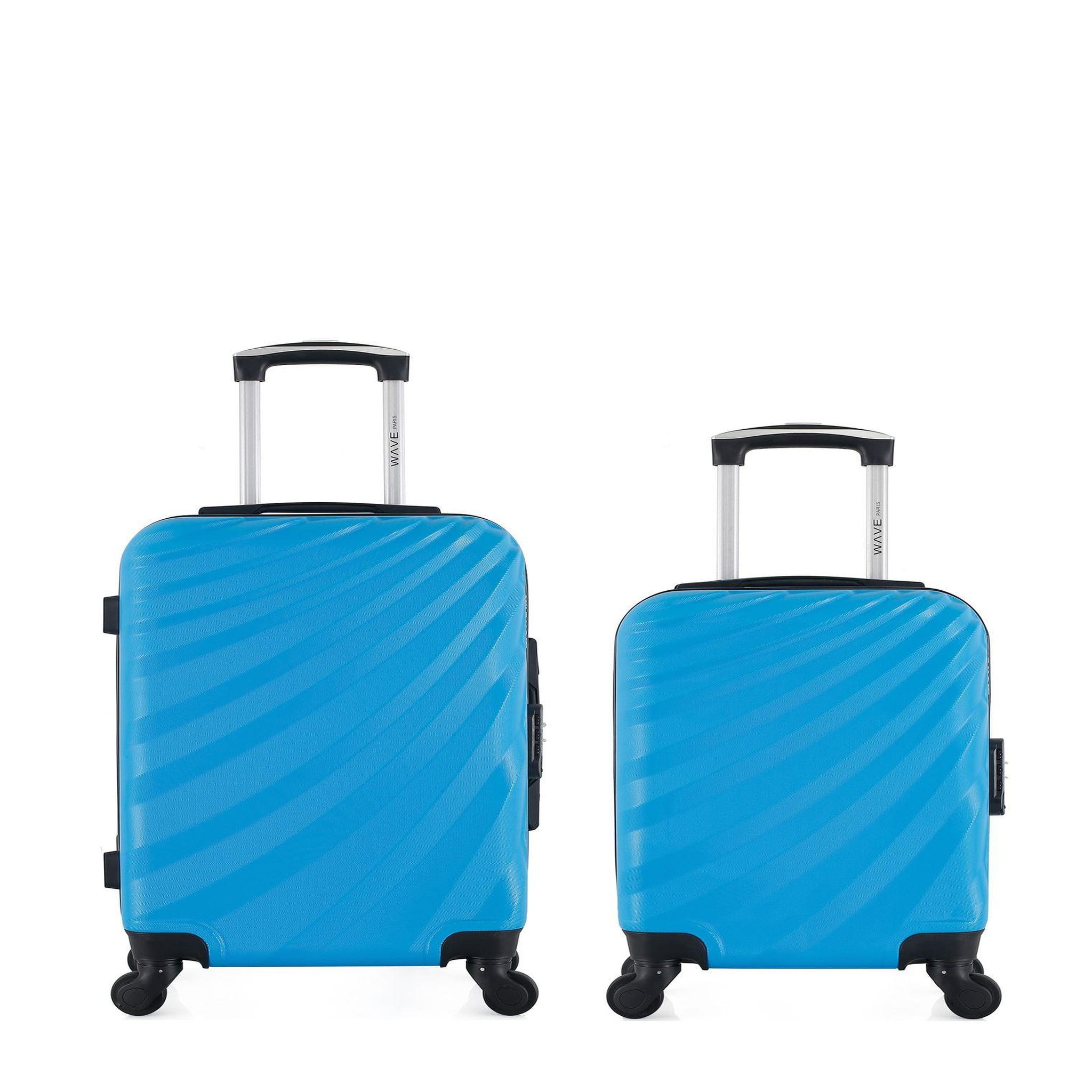 WAVE PARIS WAVE PARIS - LOT DE 2 - Valises cabine et cabine XXS DANUBE