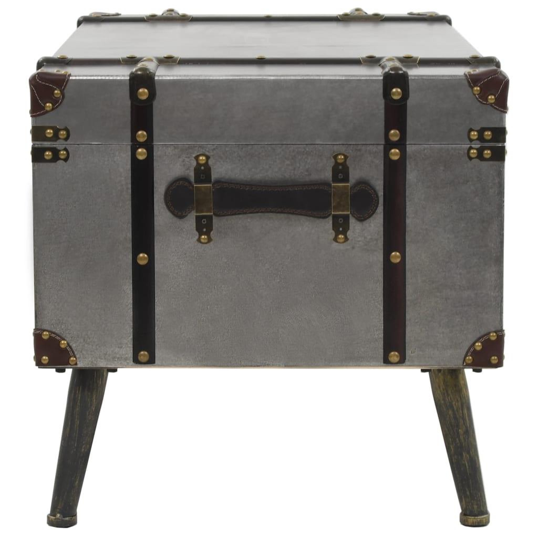 Voir la diapositive 3 : VIDAXL Table basse mdf et aluminium 102x51x47,5 cm