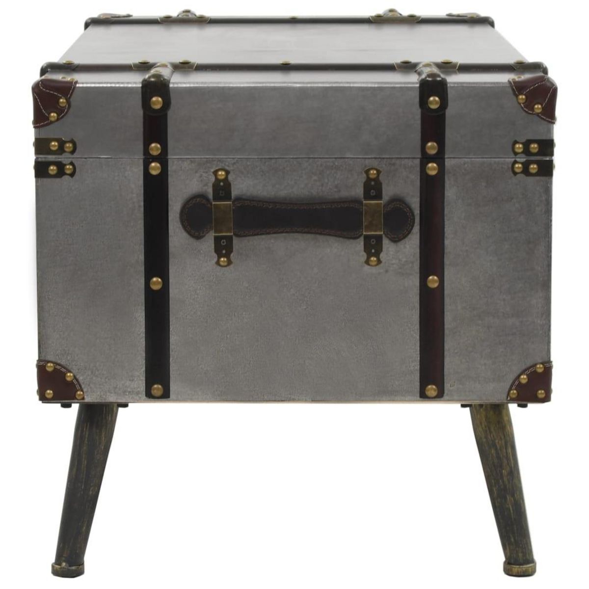 VIDAXL Table basse MDF et aluminium 102x51x47,5 cm