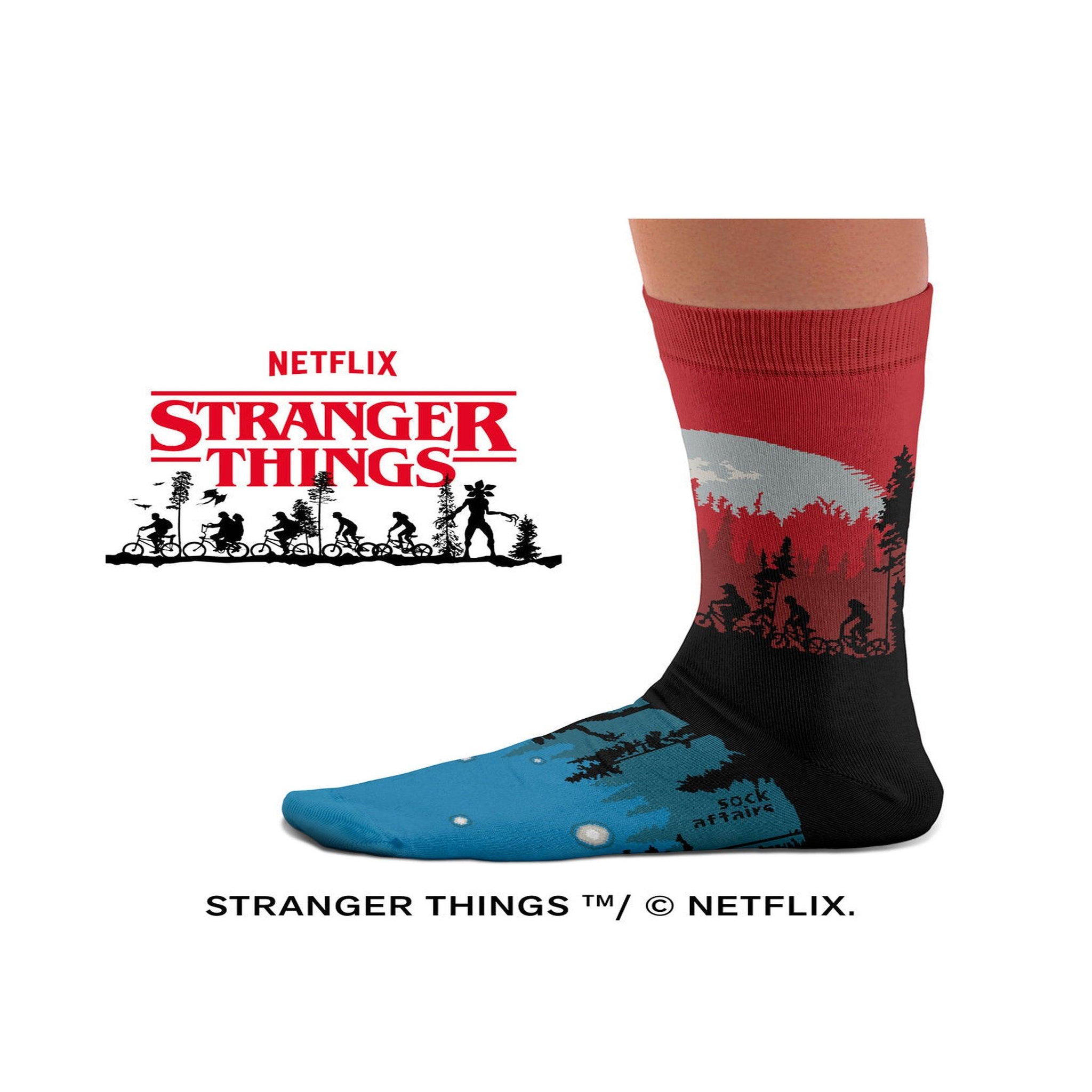 Voir la diapositive 4 : SOCK AFFAIRS Chaussettes stranger things upside down