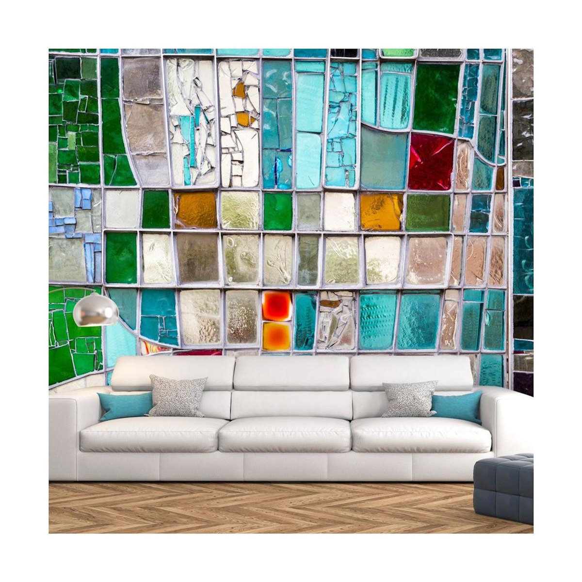 Paris Prix Papier Peint  Sapphire Stained Glass