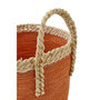 Voir la diapositive 4 : Paris Prix Lot de 3 Paniers de Rangement  Issac  29cm Orange