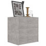 Voir la diapositive 4 : VIDAXL Tables de chevet 2 pcs Gris béton 40x30x40 cm Bois d ingénierie