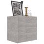 Voir la diapositive 4 : VIDAXL Tables de chevet 2 pcs Gris béton 40x30x40 cm Bois d ingénierie