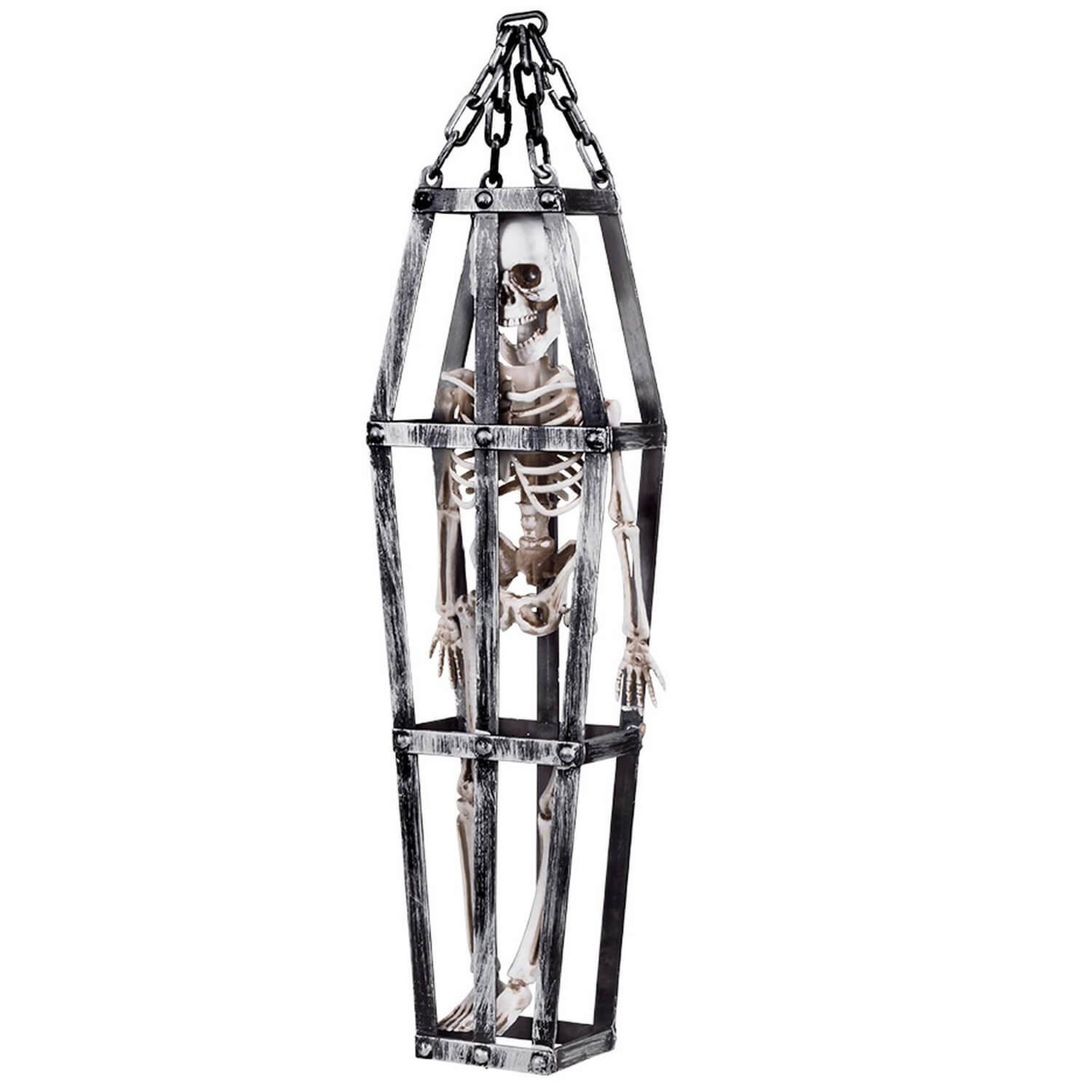 Boland Décoration suspendue Squelette en cage 50cm