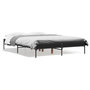 Voir la diapositive 2 : VIDAXL Cadre de lit sans matelas noir 140x190 cm