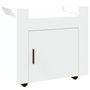 Voir la diapositive 2 : VIDAXL Chariot de bureau Blanc 60x45x60 cm Bois d'ingenierie