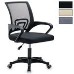 IDIMEX Chaise de bureau PHOENIX. Coloris disponibles : Blanc, Gris