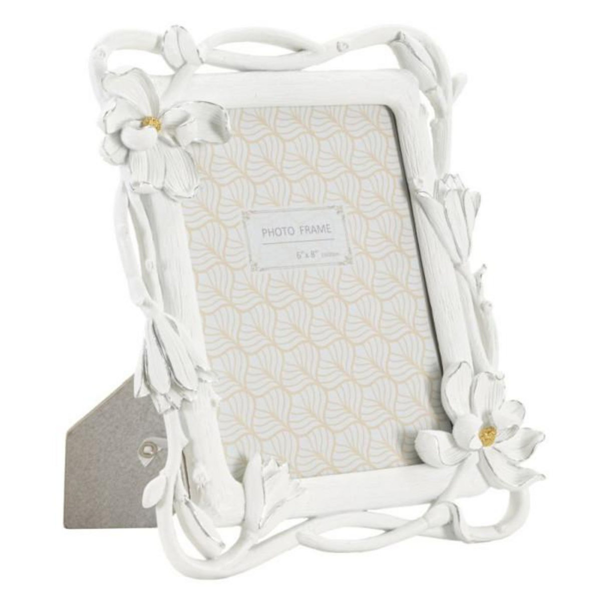 Paris Prix Cadre Photo Déco Fleurs  Magnolia  15x20cm Blanc