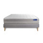 Voir la diapositive 3 : ACTISOM Ensemble matelas Latex + mémoire de forme ACTILATEX TOUCH 160x200 3zones de confort + sommier KIT gris