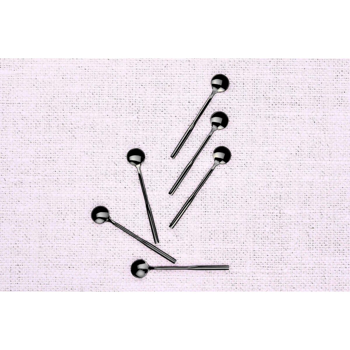 BJORN Coffret 6 petites cuillères ABEL - Black