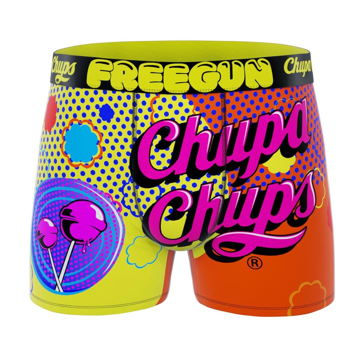 FREEGUN Lot de 4 boxers homme Chupa Chups