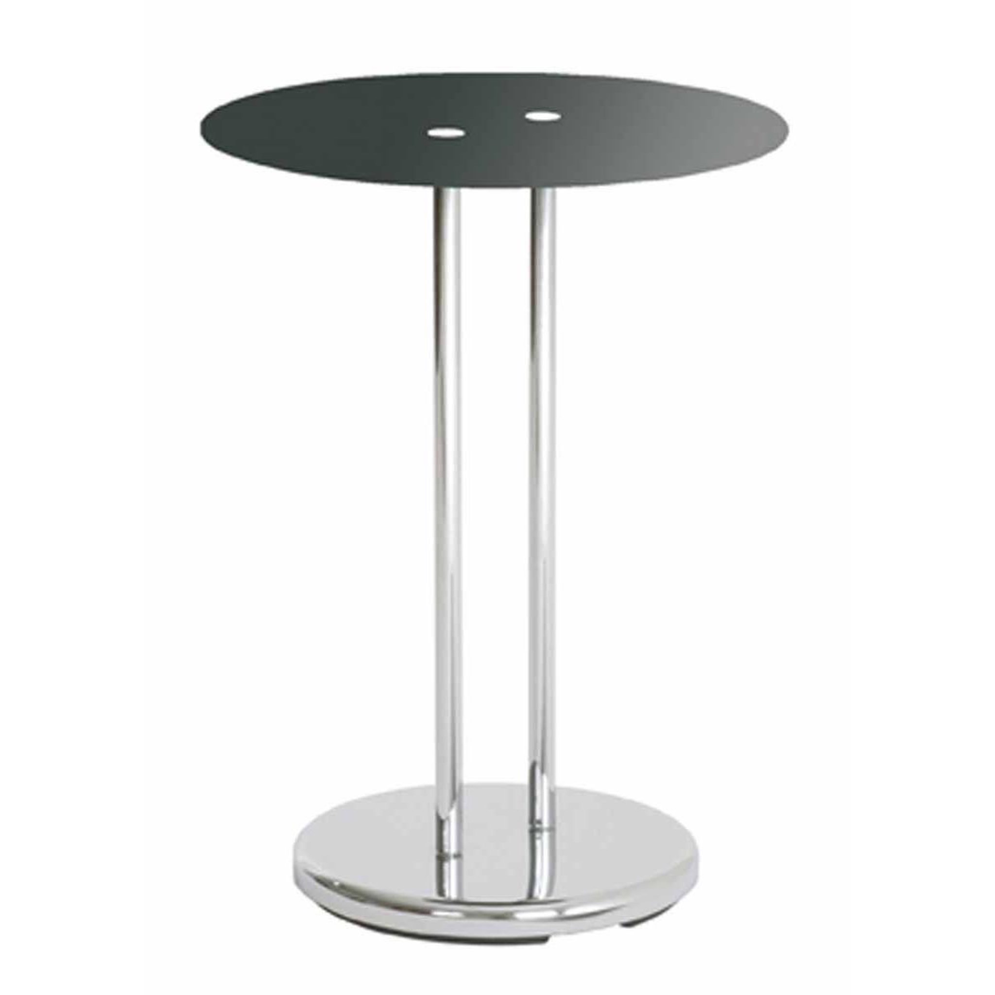 Paris Prix Table d'Appoint Design  Lilas  55cm Noir