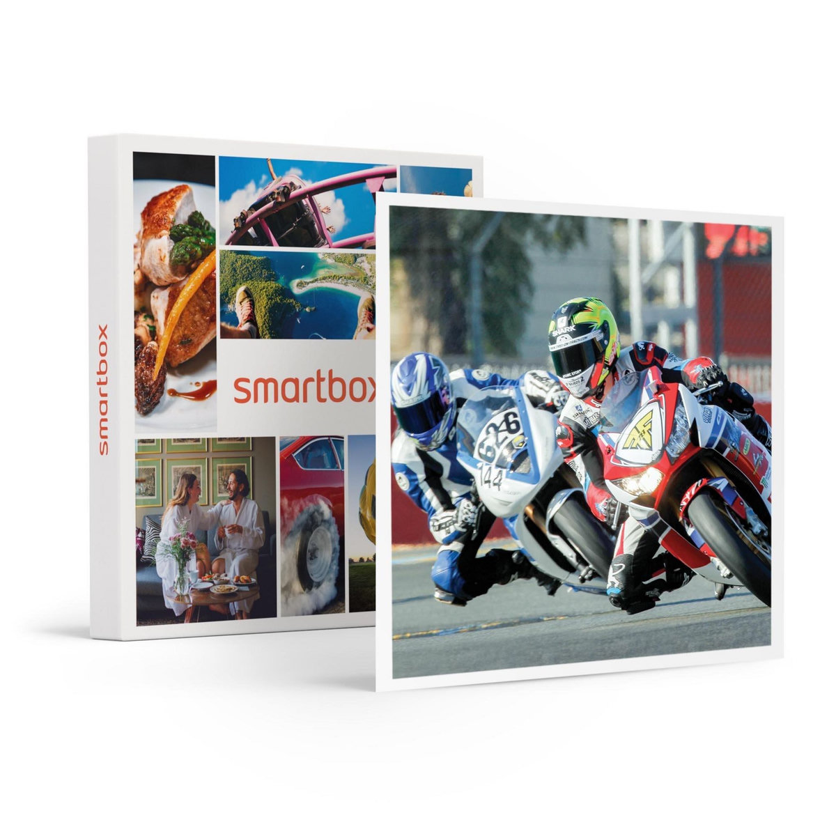 Smartbox Baptême en moto ou pilotage de voiture de sport sur le circuit de Magny-Cours - Coffret Cadeau Sport & Aventure