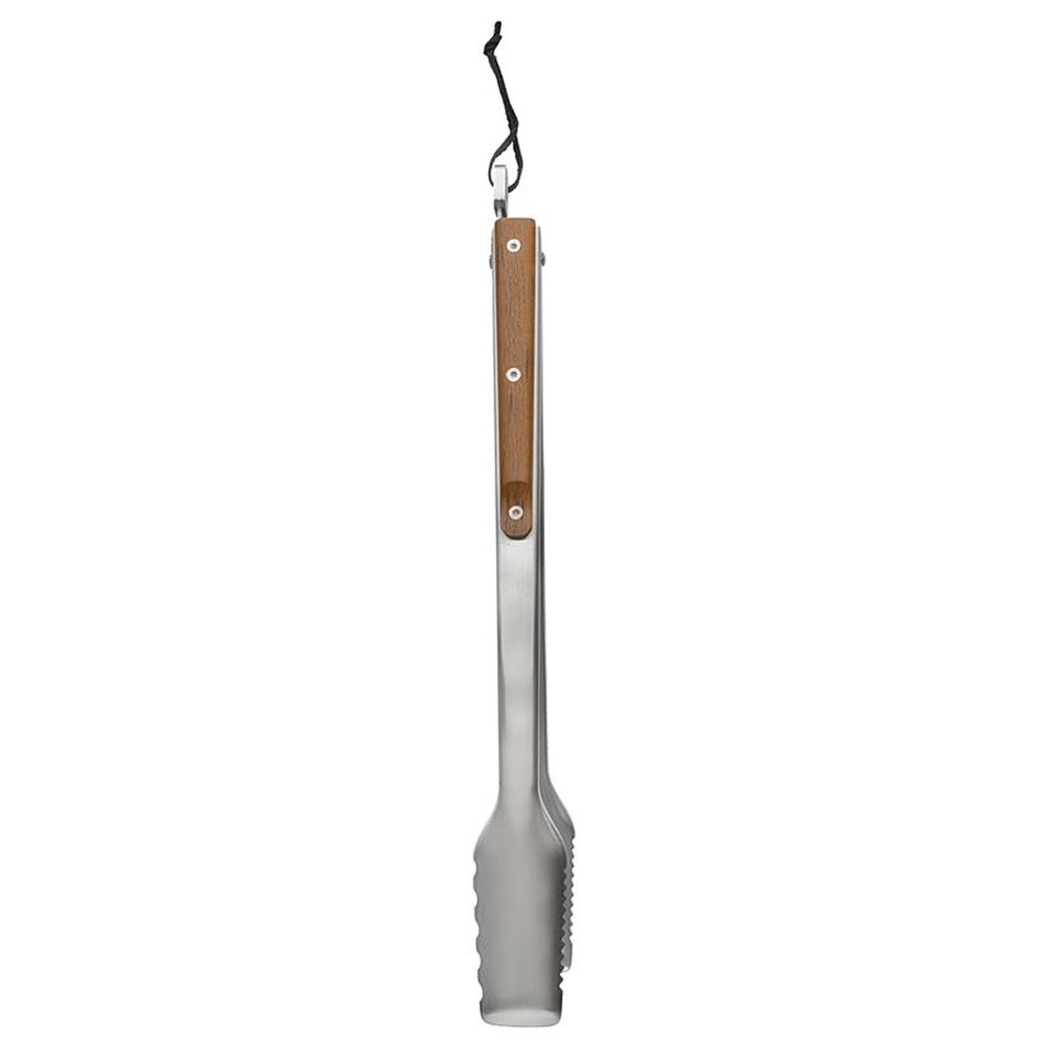 TRAEGER Pince en acier inoxydable pour barbecue - manche en bois - 42 cm - 0,5 kg