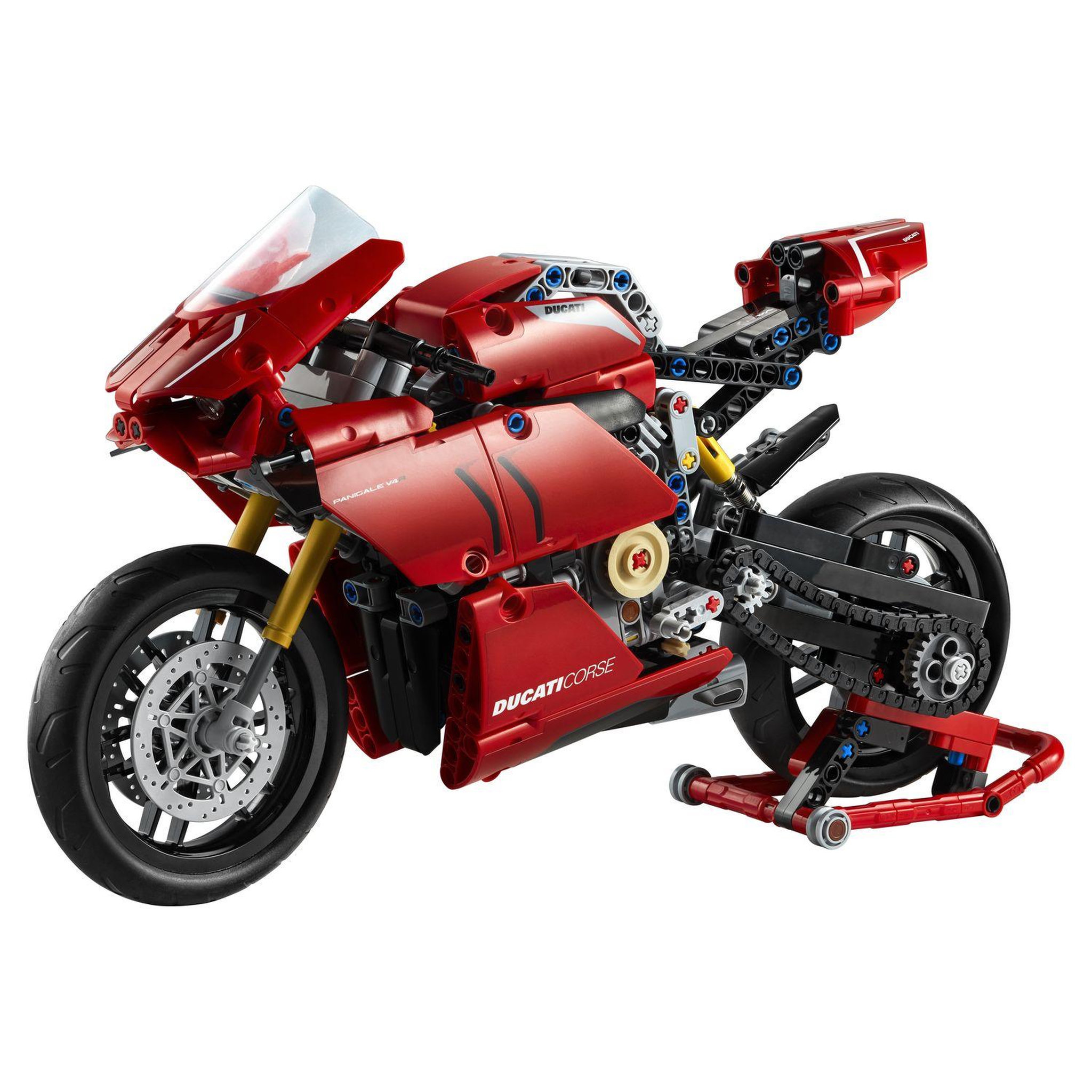 Voir la diapositive 2 : LEGO Technic 42107 Ducati Panigale V4 R Modèle Réduit Moto pour Adultes