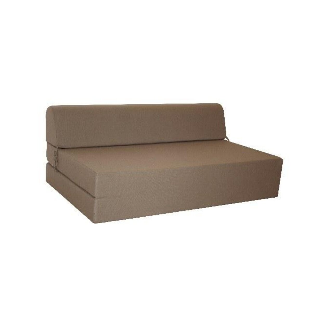 Chauffeuse convertible 2 places en tissu uni CHAPI