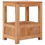 Voir la diapositive 5 : VIDAXL Table de chevet 40x30x50 cm bois de teck massif