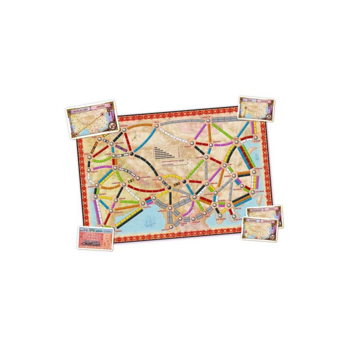 Asmodee AVENTURIERS DU RAIL (LES) ASIE (EXT)