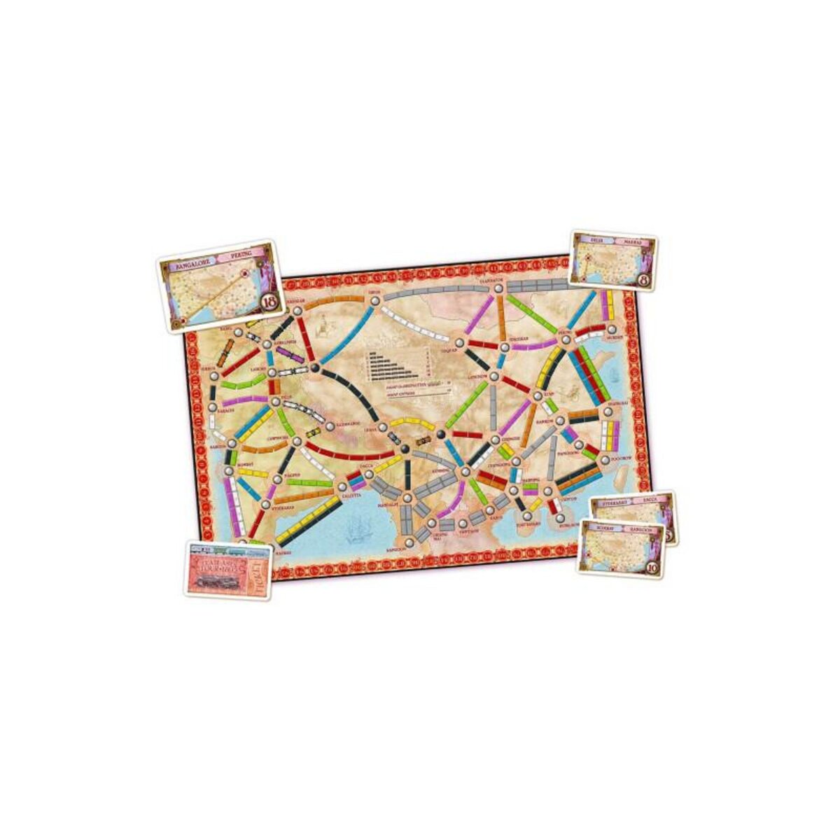 Asmodee AVENTURIERS DU RAIL (LES) ASIE (EXT)