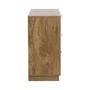 Voir la diapositive 5 : SWEEEK Commode décor bois de manguier rainuré 6 tiroirs - 120 x 39 x 79 cm - Celian