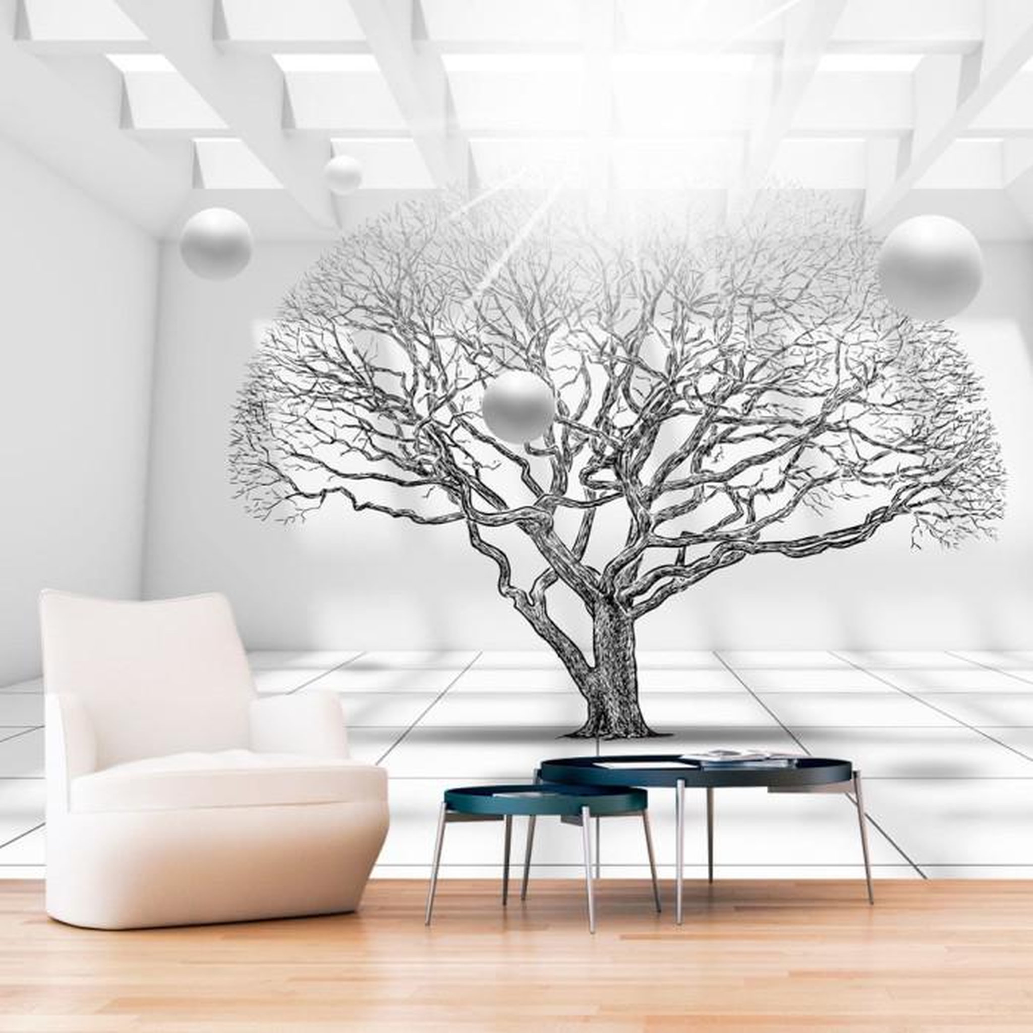 Paris Prix Papier Peint  Tree of Future. Coloris disponibles : Multicolore