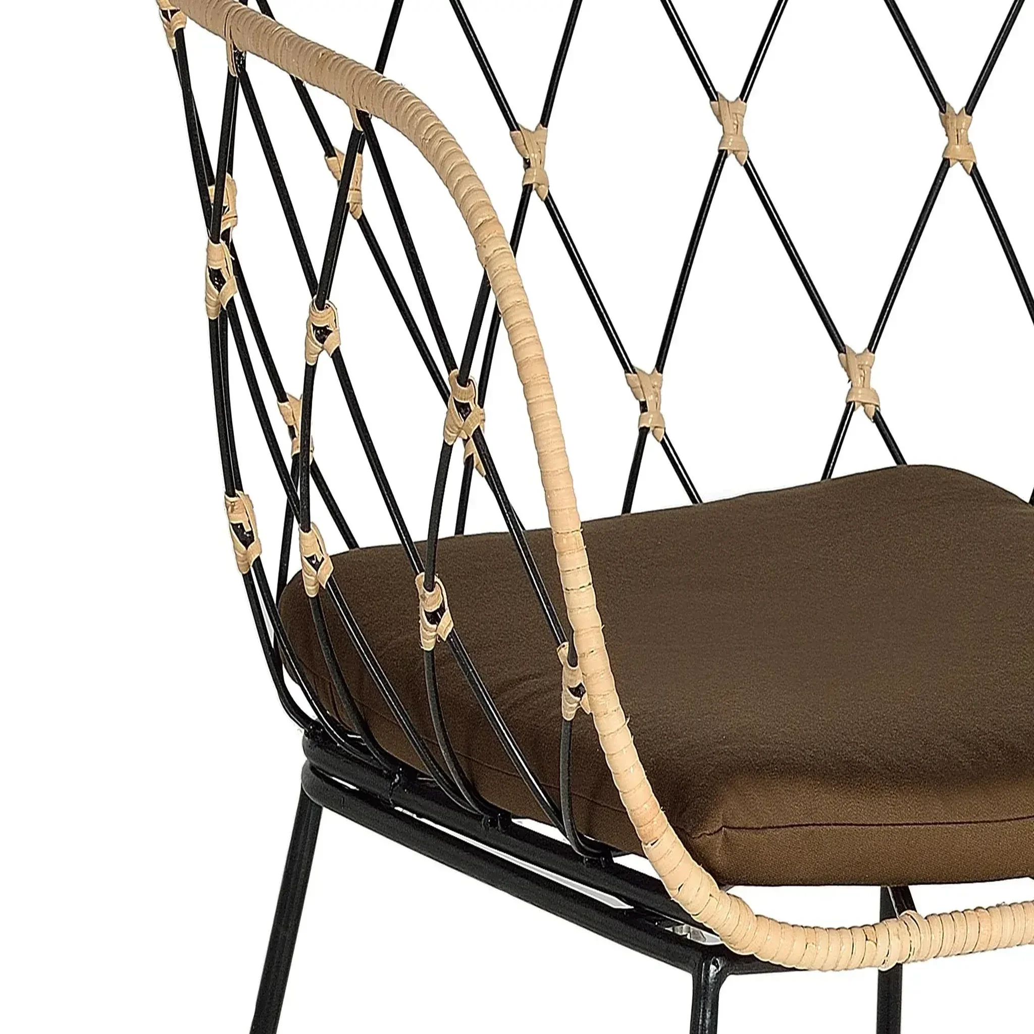 Voir la diapositive 5 : GINER Y COLOMER SL Lot de 2 chaises de rotin naturel 56 cm style méditerranéen