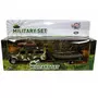 GLOB KIDS Kids Globe Die-cast Land Rover with Trailer and Army Boat