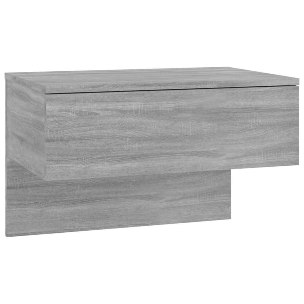 VIDAXL Tables de chevet murales 2 pcs Sonoma gris