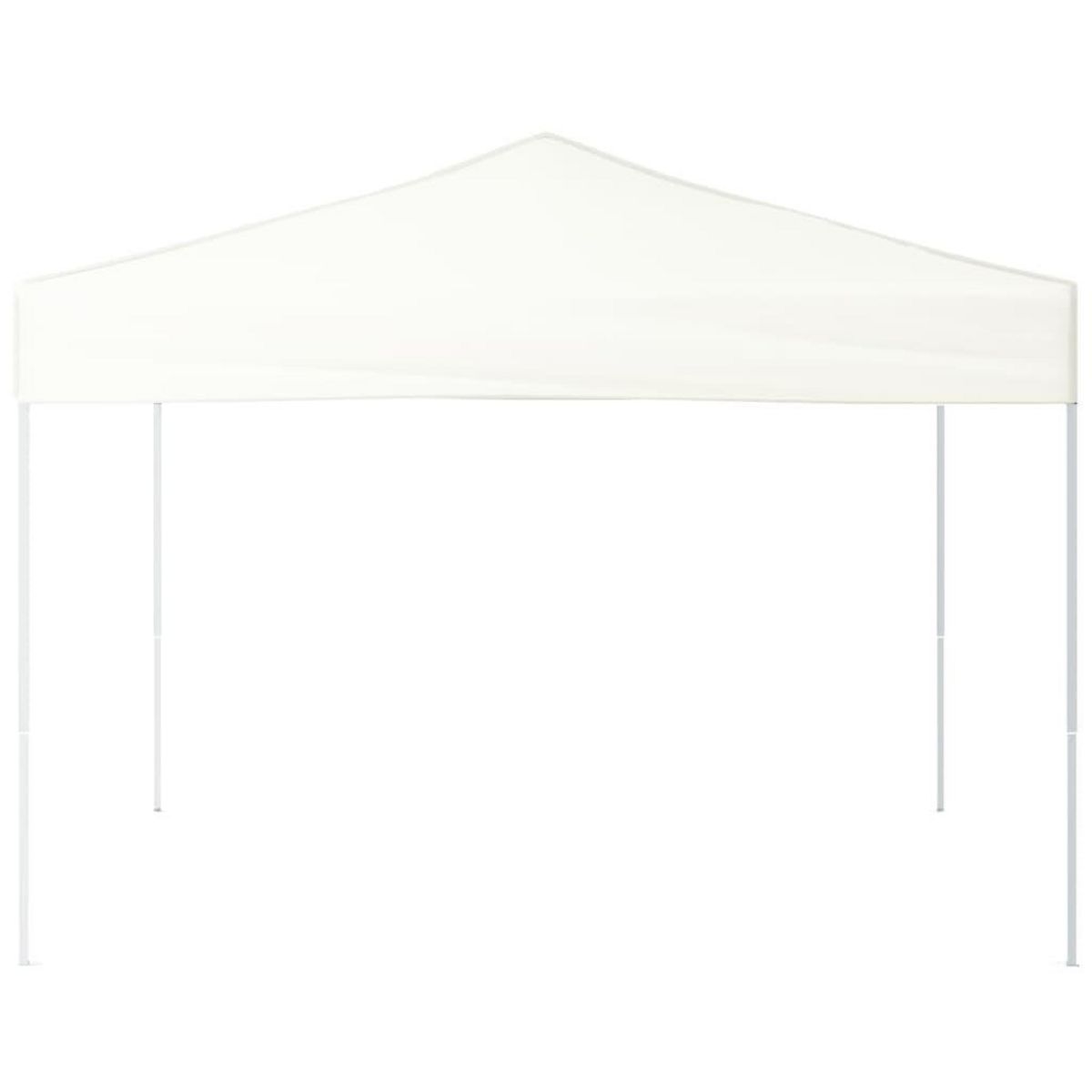 VIDAXL Tente de reception pliable Blanc 3x3 m