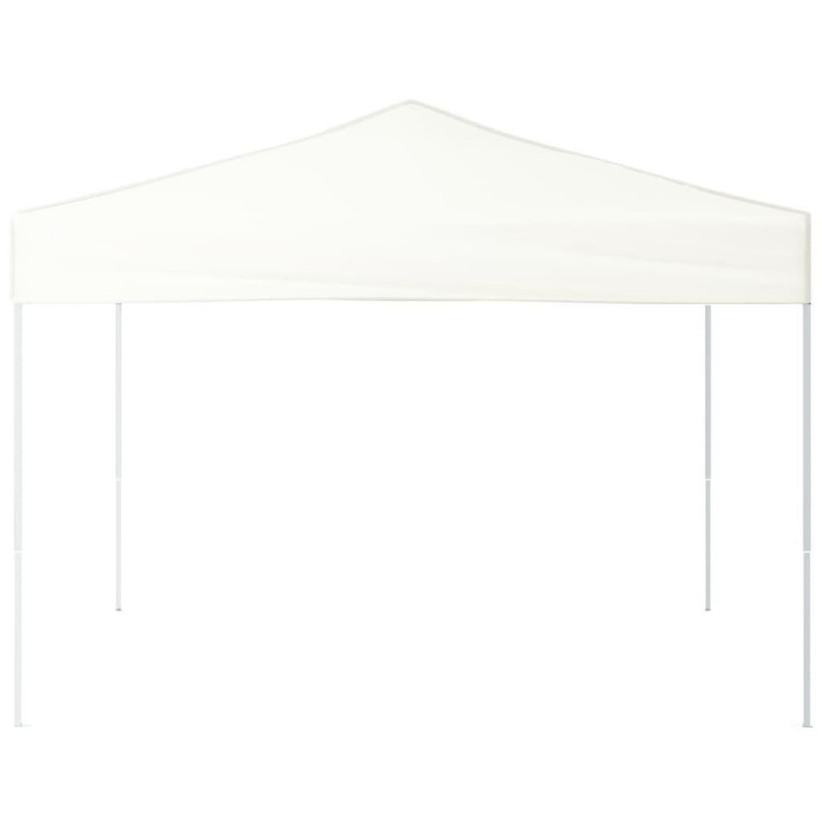 VIDAXL Tente de reception pliable Blanc 3x3 m