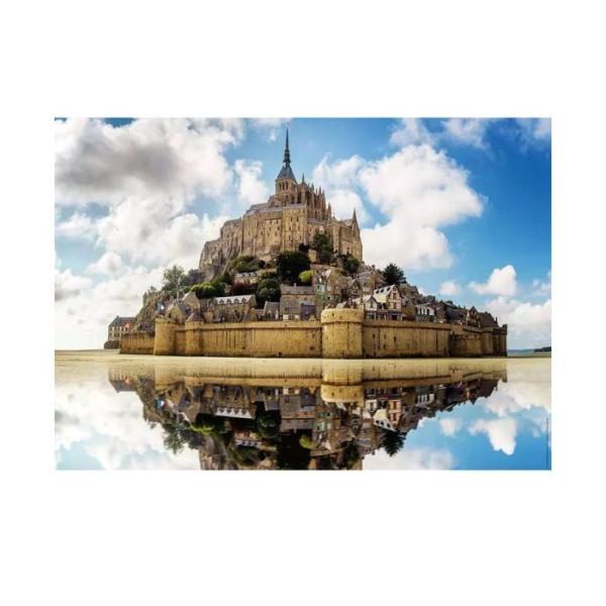 Voir la diapositive 2 : Nathan Puzzle 1000 pieces l'abbaye du mont saint michel, des racines et des ailes, nathan, des 14 ans, 41170561
