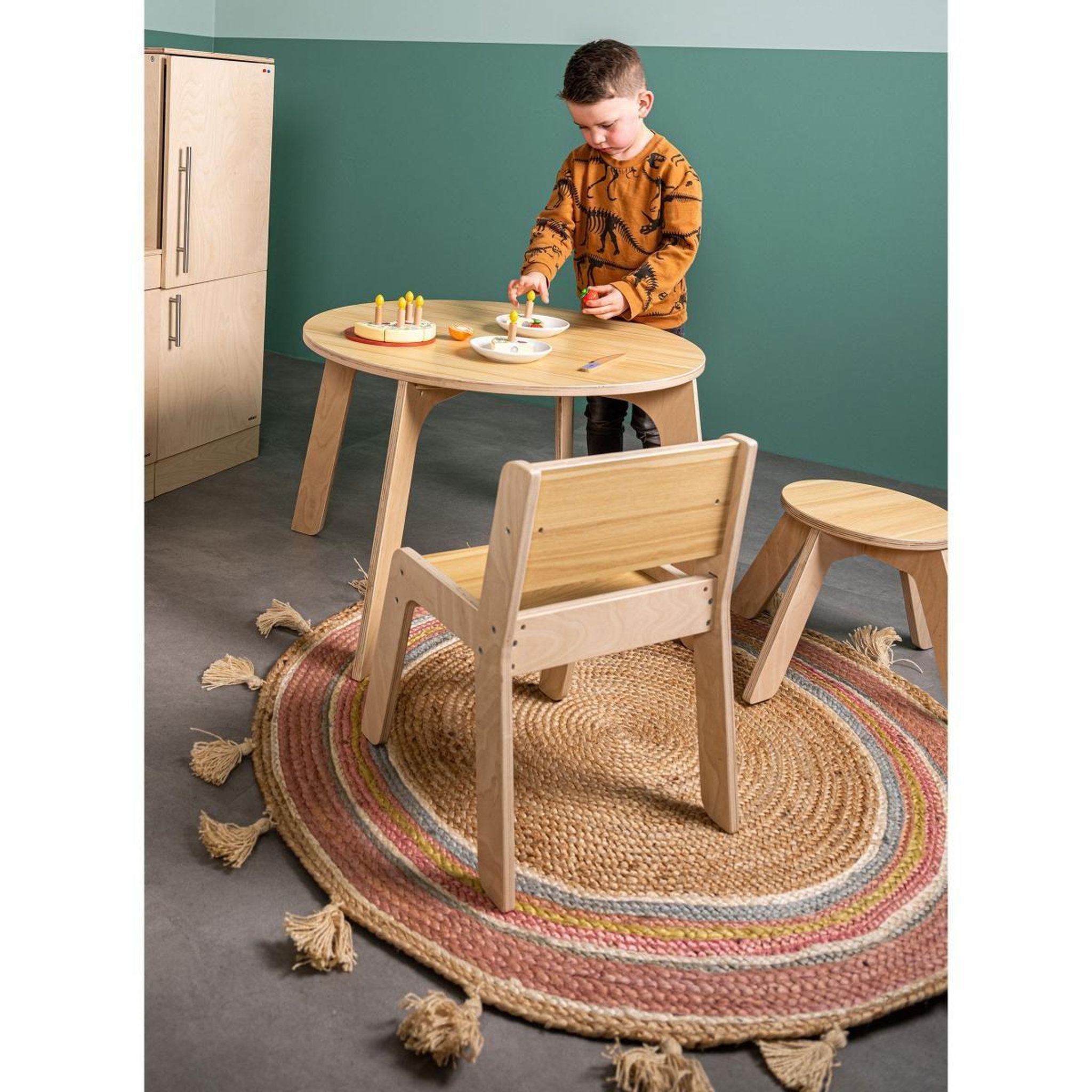 Voir la diapositive 3 : EDUCO Ensemble de gâteau d'anniversaire - set alimentaire — ensemble de 14 pièces — SP