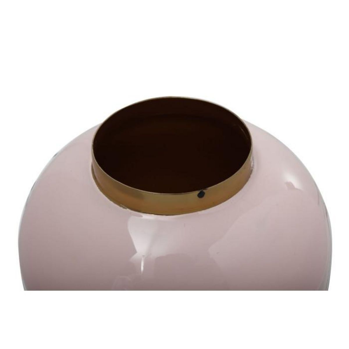 Paris Prix Vase Rond Déco  Polko  25cm Rose & Or