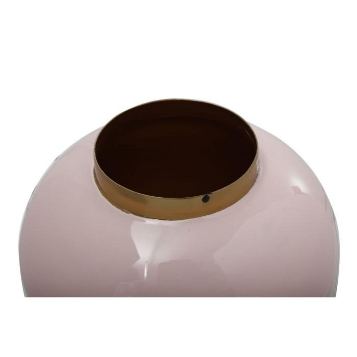 Paris Prix Vase Rond Déco  Polko  25cm Rose & Or