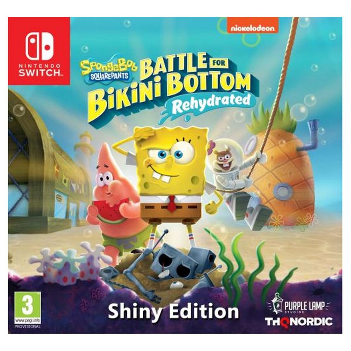 KOCH MEDIA Spongebob SquarePants : Battle for Bikini Bottom Rehydrated Shiny Edition Nintendo Switch