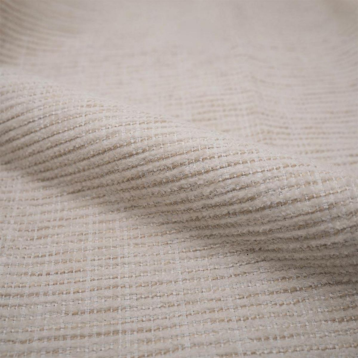 Rendez vous déco Chaise de bar en tissu blanc chiné 76 cm - Socky