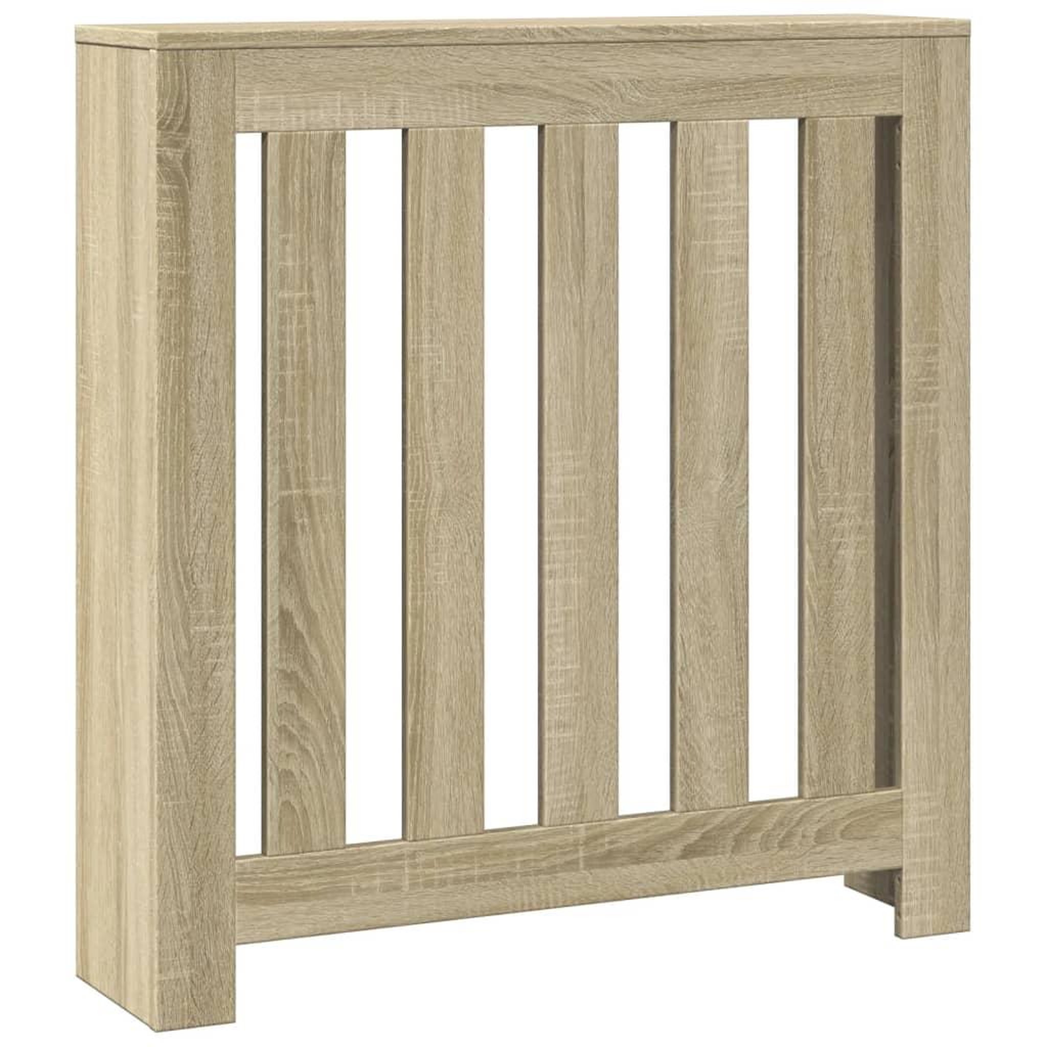 Voir la diapositive 2 : VIDAXL Cache-radiateur chene sonoma 78x20x82 cm bois d'ingenierie