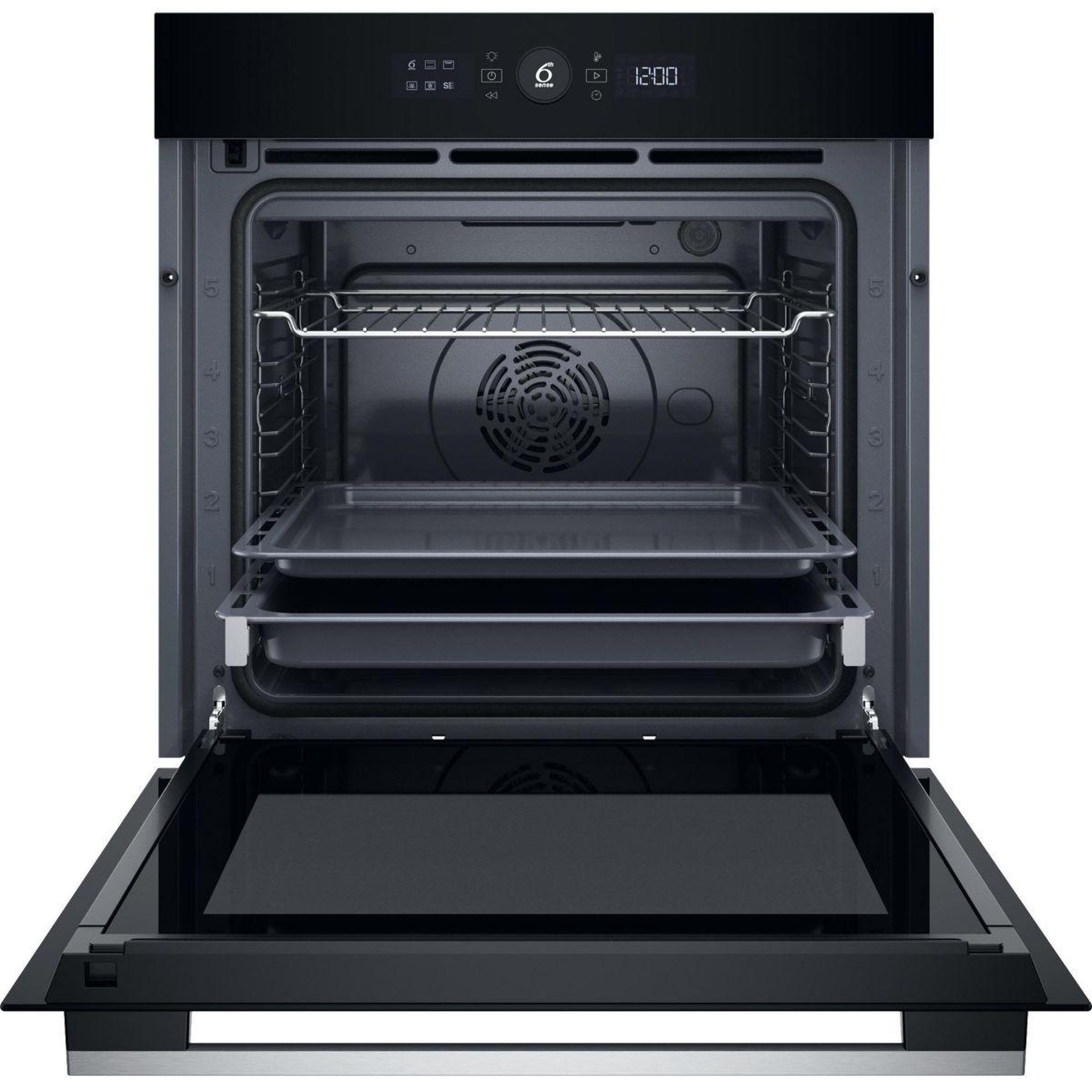 Voir la diapositive 2 : Whirlpool Four encastrable fonction vapeur woi5s8pm1sxaf - pyrolyse, 6ème sens, vapeur steamsense, air fry