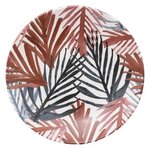 SECRET DE GOURMET Lot de 6 Assiettes à Dessert  Alicante  20cm Multicolore