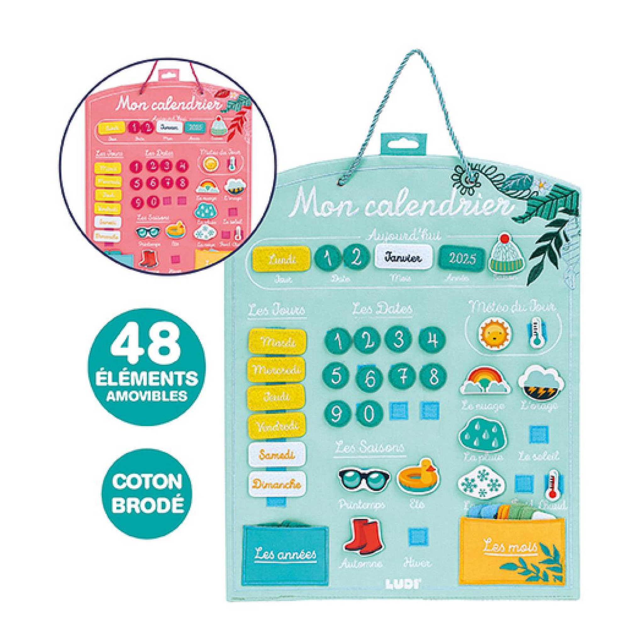 Voir la diapositive 4 : LUDI Calendrier educatif pour enfant - Amande