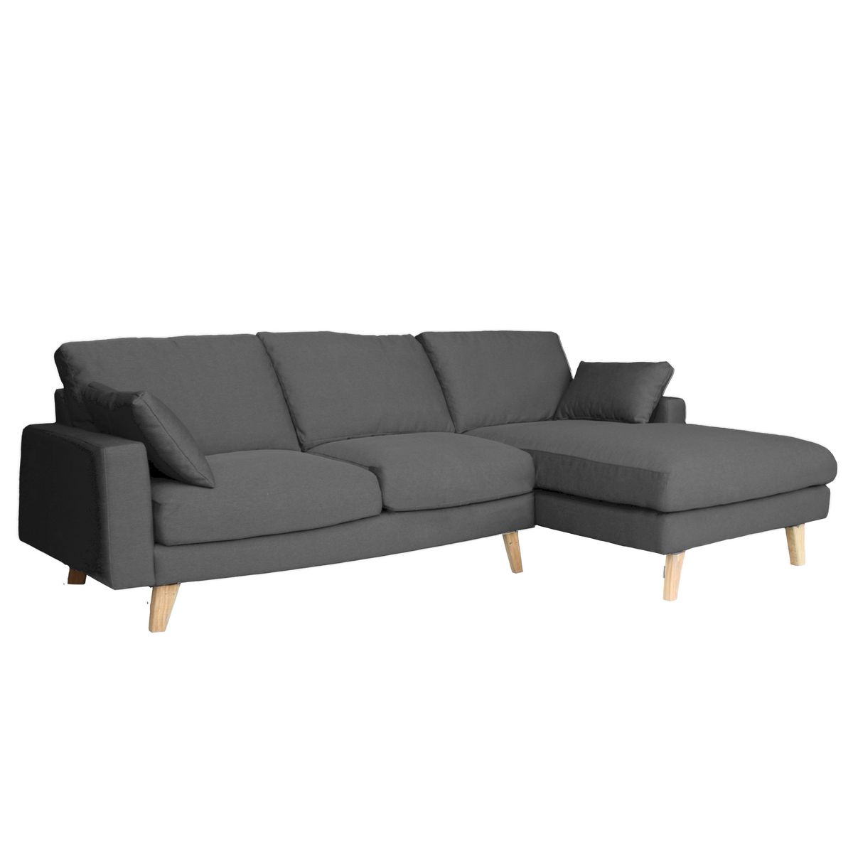 Canapé d'angle droit  fixe 5 places STEPHANE