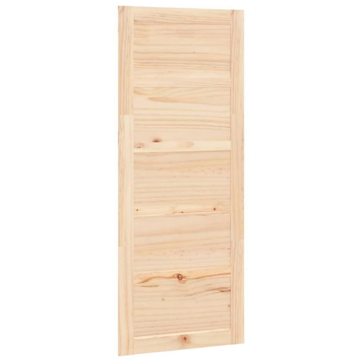 VIDAXL Porte de grange 80x1,8x204,5 cm Bois massif de pin