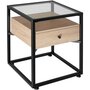 Voir la diapositive 1 : tectake Table de chevet Style industriel 43 x 45 x 545 cm