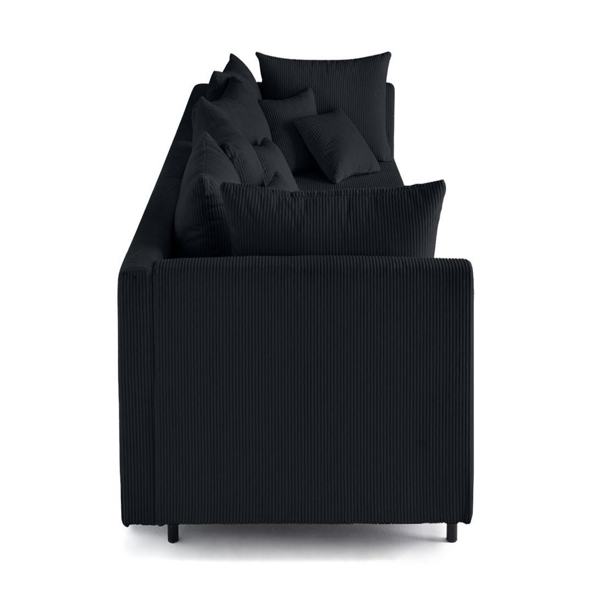 Voir la diapositive 3 : LISA DESIGN Edinburg - canapé modulable 3 places - velours côtelé