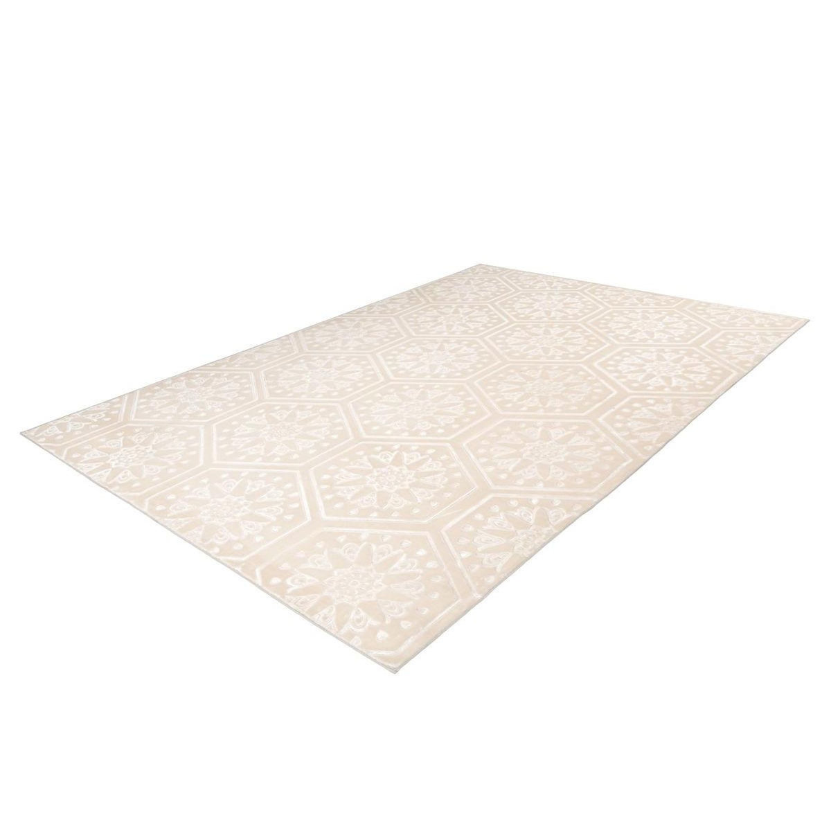 Paris Prix Tapis Moderne Fait Main  Monroe II  Crème